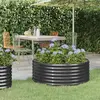 Image de vidaXL Lit surélevé de jardin Acier galvanisé Anthracite