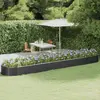 Image de vidaXL Lit surélevé de jardin Acier galvanisé Anthracite