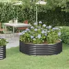 Image de vidaXL Lit surélevé de jardin Acier galvanisé Anthracite