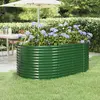 Image de vidaXL Lit surélevé de jardin Acier galvanisé 175x100x68cm Vert