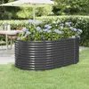 Image de vidaXL Lit surélevé de jardin Acier galvanisé Anthracite
