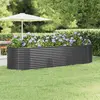 Image de vidaXL Lit surélevé de jardin Acier galvanisé Anthracite