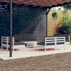 Image de vidaXL Salon de jardin 9 pcs avec coussins anthracite bois de pin