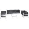 Image de vidaXL Salon de jardin 8 pcs avec coussins bois de pin massif