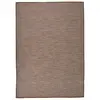 Image de vidaXL Tapis à tissage plat d'extérieur 140x200 cm Marron