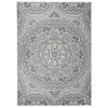 Image de vidaXL Tapis à tissage plat d'extérieur 200x280 cm Motif bleu