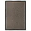 Image de vidaXL Tapis à tissage plat d'extérieur 120x170 cm Marron foncé
