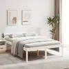 Image de vidaXL Lit pour personne âgée sans matelas 140x200 cm bois pin massif