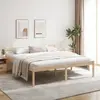 Image de vidaXL Lit pour personne âgée 200x200 cm bois massif de pin