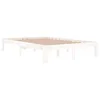Image de vidaXL Cadre de lit sans matelas blanc 120x190 cm