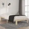 Image de vidaXL Cadre de lit sans matelas bois de pin massif 90x200 cm