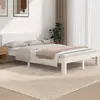 Image de vidaXL Cadre de lit sans matelas blanc 120x190 cm