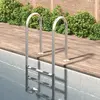 Image de vidaXL Échelle de piscine 54x38x158 cm acier inoxydable 304
