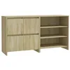 Image de vidaXL Buffets 2 pcs Chêne sonoma Bois d'ingénierie