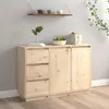 Image de vidaXL Buffet 111x34x75 cm Bois massif de pin