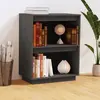 Image de vidaXL Armoire console Gris 60x34x75 cm Bois de pin solide