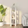 Image de vidaXL Bibliothèque/Séparateur de pièce Blanc 41x35x125 cm Pin solide