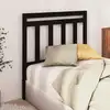 Image de vidaXL Tête de lit Noir 96x4x100 cm Bois massif de pin