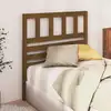Image de vidaXL Tête de lit Marron miel 106x4x100 cm Bois massif de pin