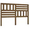 Image de vidaXL Tête de lit Marron miel 156x4x100 cm Bois massif de pin