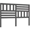 Image de vidaXL Tête de lit Gris 166x4x100 cm Bois massif de pin