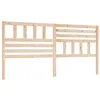 Image de vidaXL Tête de lit 206x4x100 cm Bois massif de pin