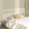 Image de vidaXL Tête de lit Blanc 206x4x100 cm Bois massif de pin