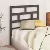 Image de vidaXL Tête de lit Gris 81x4x100 cm Bois massif de pin