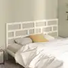Image de vidaXL Tête de lit Blanc 206x4x100 cm Bois massif de pin