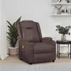 Image de vidaXL Fauteuil de massage Marron Similicuir