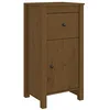 Image de Buffet Marron miel 40x35x80 cm Bois massif de pin