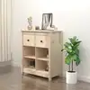 Image de vidaXL Buffet 70x35x80 cm Bois massif de pin