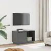 Image de vidaXL Meuble TV Gris 74x35x44 cm Bois de pin massif