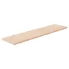 Image de vidaXL Panneau d'étagère 80x20x1,5 cm Bois de chêne massif non traité