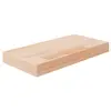 Image de vidaXL Panneau d'étagère 40x20x4 cm Bois de chêne massif non traité
