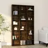 Image de vidaXL Armoire à CD Chêne fumé 102x23x177,5 cm Bois d'ingénierie