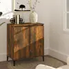 Image de vidaXL Buffet Chêne fumé 60x35x70 cm Bois d'ingénierie