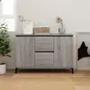 Image de vidaXL Buffet Sonoma gris 102x35x70 cm Bois d'ingénierie