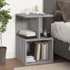 Image de vidaXL Table de chevet Sonoma gris 35x35x55 cm Bois d'ingénierie