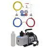Image de vidaXL Pompe à vide 100 L/min avec manomètre à 2 voies en kit d'outils