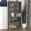 Image de vidaXL Buffet HAMAR Bois massif de pin Gris clair