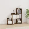Image de vidaXL Bibliothèque escalier Chêne fumé 107 cm Bois d'ingénierie