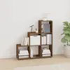 Image de vidaXL Bibliothèque escalier Chêne marron 107 cm Bois d'ingénierie
