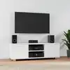 Image de vidaXL Meuble TV Blanc 120x40,5x35 cm Bois d'ingénierie
