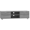 Image de vidaXL Meuble TV Centre de Divertissement Armoire Multimédia Meuble de Salon Salle de Séjour Intérieur Sonoma Gris 140x40,5x35 cm Bois d'Ingénierie