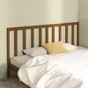 Image de vidaXL Tête de lit Marron miel 206x4x100 cm Bois massif de pin