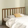 Image de vidaXL Tête de lit Marron miel 206x4x100 cm Bois massif de pin