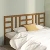 Image de vidaXL Tête de lit Marron miel 206x4x100 cm Bois massif de pin