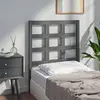 Image de vidaXL Tête de lit Gris 80,5x4x100 cm Bois massif de pin