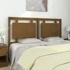 Image de vidaXL Tête de lit Marron miel 155,5x4x100 cm Bois massif de pin